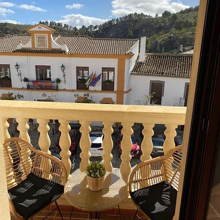 Balcon De La Plaza Vila Moclín Exterior foto